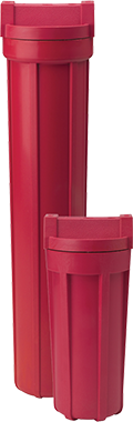 Pentek 150015 #10 Standard Series High Temperature Red/Red 3/4" NPT Filter Housing w/o Pressure Relief