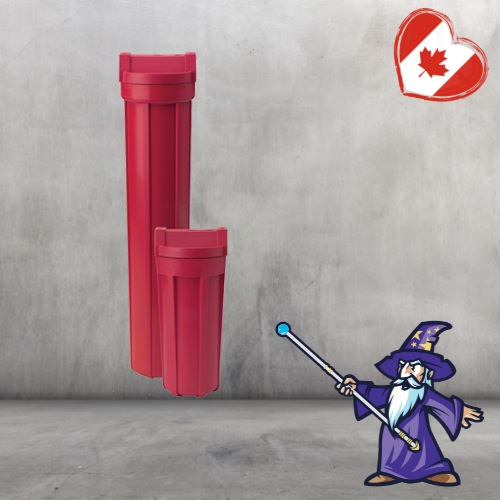 Pentek 150015 #10 Standard Series High Temperature Red/Red 3/4" NPT Filter Housing w/o Pressure Relief